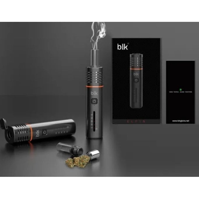 ヴェポライザー Kingtons BLK Elfin ベポライザー CBD パウダー アイソレート クリスタル ハーブ ワックス